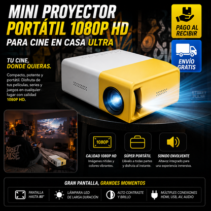 Mini proyector portátil