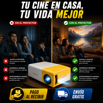 Mini proyector portátil