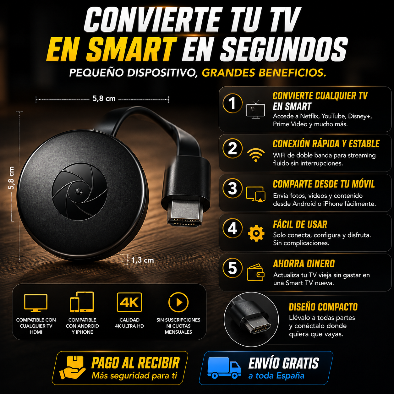 SmartCast Pro – Convierte tu TV en Smart TV